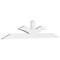 Ekena Millwork Richland Architectural Grade PVC Gable Bracket, 108"W x 22 1/2"H x 4"D x 6"F, 5/12 Pitch GBP108X23X0406RIC00 - alternate 1